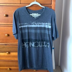Adult X-Large Honolua 50% Cotton 50% Polyester V-Neck T-Shirt